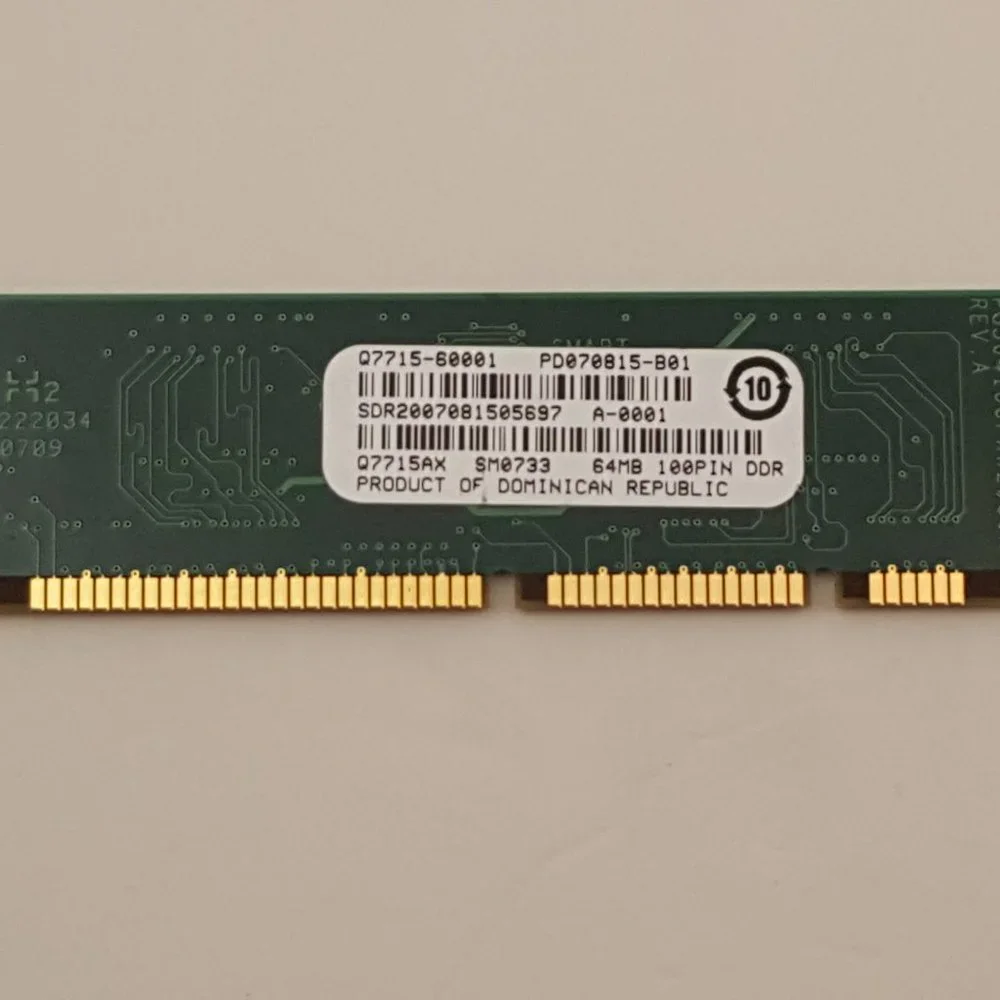 HP Q7715AX 64MB 100-pin DDR DIMM Dual Inline Memory Module Q7715-60001